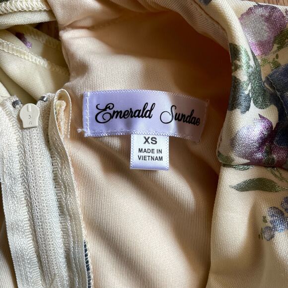 Emerald Sundae floral dress, XS - Picture 6 of 7